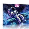 thumbnail image 1 of Fenyluxe Astronaut Canvas Wall Art Decor, Ready to Hang for Home, Office - Ideal Gift for Holidays 16x12in, 1 of 6