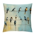 thumbnail image 1 of Fenyluxe Birds Sky Sunlight Pillow Covers for Couch Sofa Indoor Outdoor Pillow Case Short Plush All Season Zipper Closure 1PC 18x18in, 1 of 5