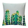 thumbnail image 1 of Fenyluxe Cactus Lumbar Pillow Covers Summer Tropical Green Plant Succulent Outdoor Decor Throw Pillow Case Home Sofa Chair Car Rectangular Cushion Cover 20x20in, 1 of 5
