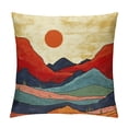 thumbnail image 1 of Fenyluxe Cave Painting Pillow Covers for Couch Sofa Indoor Outdoor Pillow Case for Car Couch Bedroom All Year Round Pillow Case 1PC 24x24in, 1 of 5