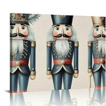 Fenyluxe  Christmas, Nutcracker Illustration, Nutcracker Winter Art Poster for Room Aesthetics Canvas Wall Art Poster And Print 16x12in
