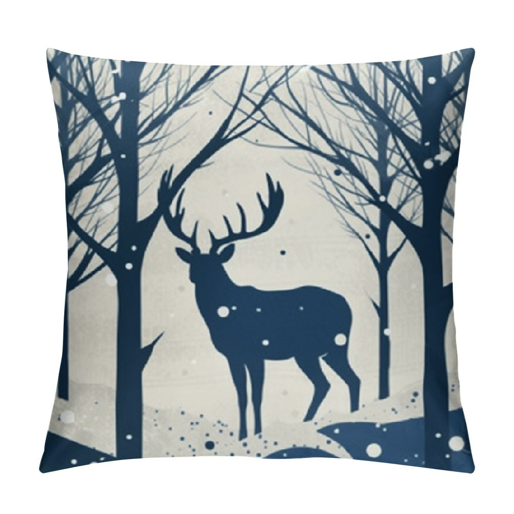 Fenyluxe Christmas Pillow Covers Farmhouse Christmas Decoration Buffalo