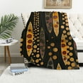 thumbnail image 1 of Fenyluxe Circles Dots Pattern Soft Throw Blanket Flannel Bed Throw Cozy Lightweight Plush for All Seasons Excellent Hand Feel Blanket 50x60in, 1 of 6