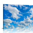 thumbnail image 1 of Fenyluxe Cows Field Sky Canvas Wall Decor for Bedroom Kitchen Pictures Ready to Hang - Home Art Decor 16x12in, 1 of 6