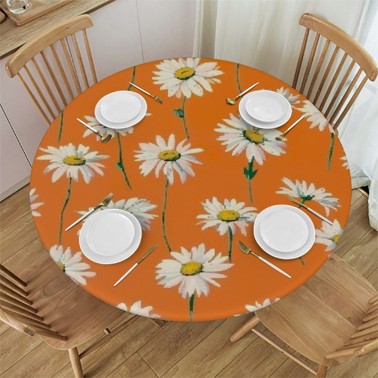 Fenyluxe Daisy Tablecloth Daisy Flower Birthday Party Decorations