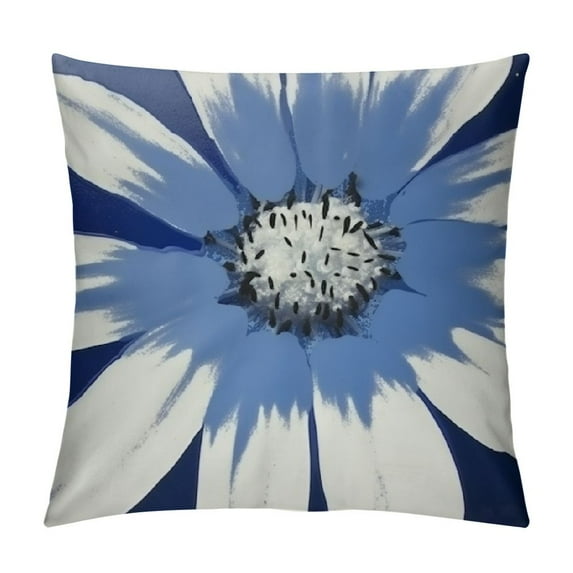 Fenyluxe Decorative Throw Pillow Covers Blue Pillow Covers Throw Pillow Cases Square Pillow Case,Farmhouse Outdoor Modern Boho Pillow Covers for Couch Sofa Living Room 22x22in