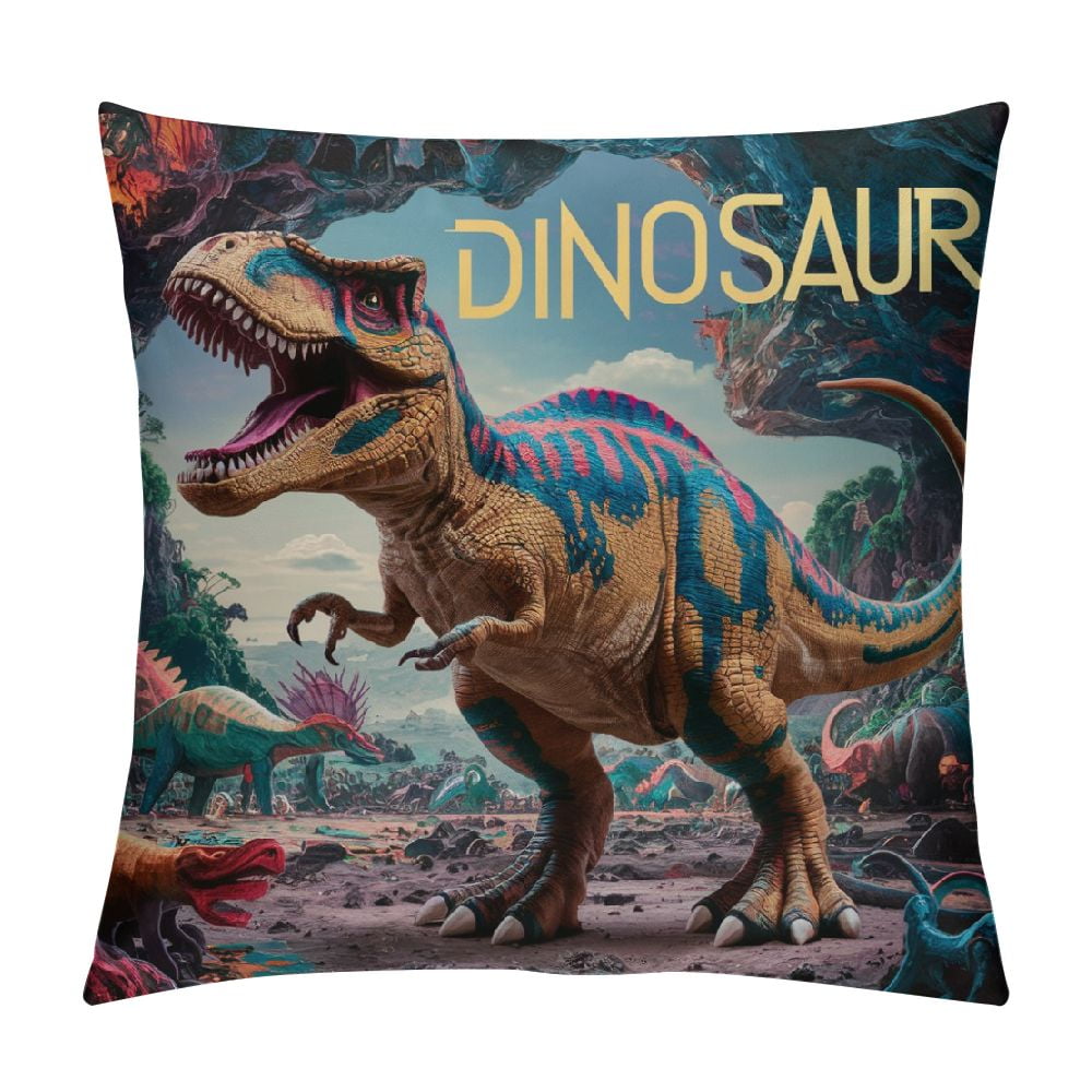 Fenyluxe Dinosaur Pillow Covers, Dinosaur Pillow Case, Dinosaur Room