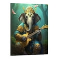 Fenyluxe Elephant Canvas Wall Art Cyberpunk Style Picture Painting