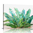 thumbnail image 1 of Fenyluxe Fall Decor Green Leaf Canvas Wall Art Ready to Hang Room Home Art Decor 20x16in, 1 of 6