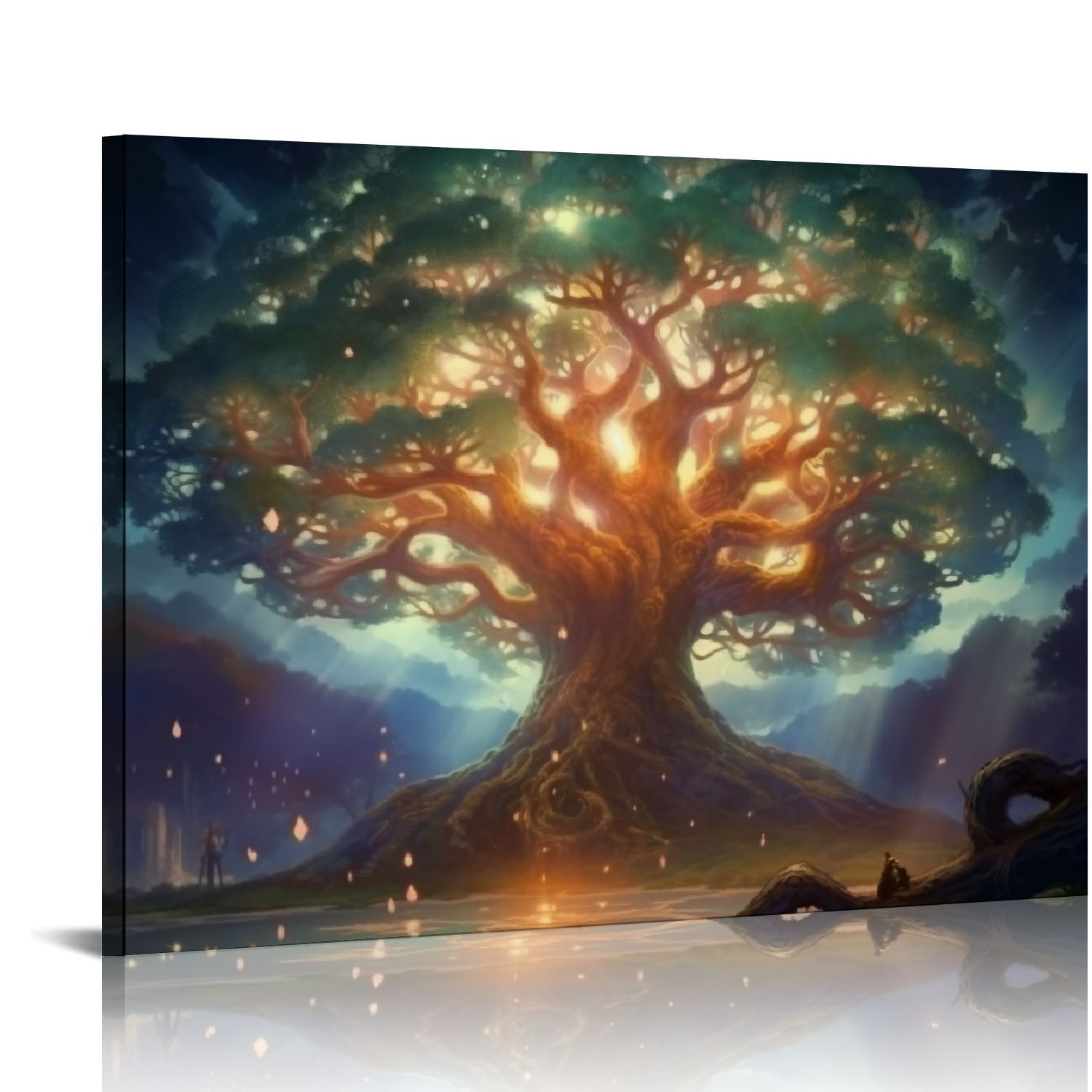 Fenyluxe Fantasy Art Canvas Ready to Hang Wall Decor for Bathroom ...