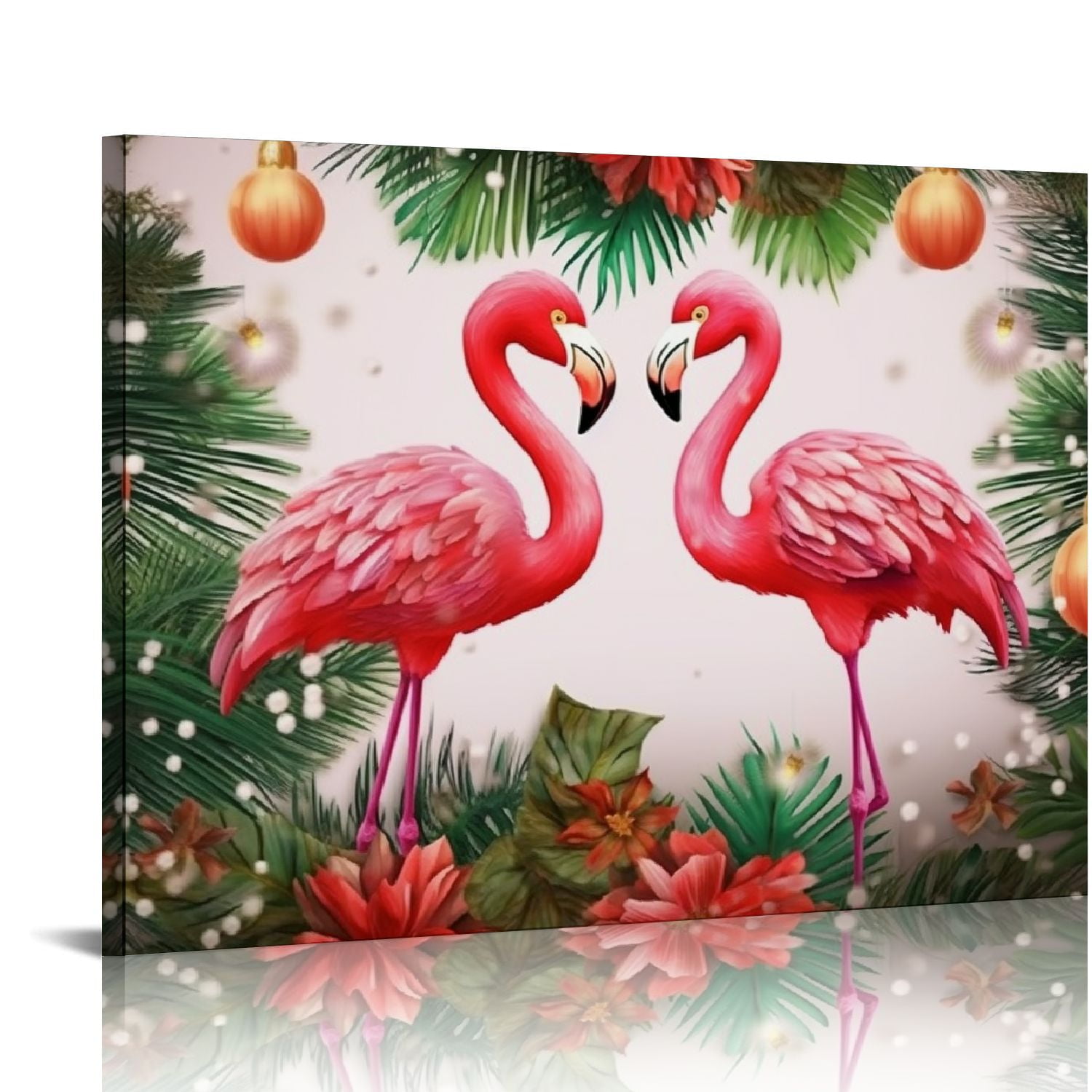 Fenyluxe Flamingos Cactus Digital Art Canvas Art Modern Canvas Prints ...
