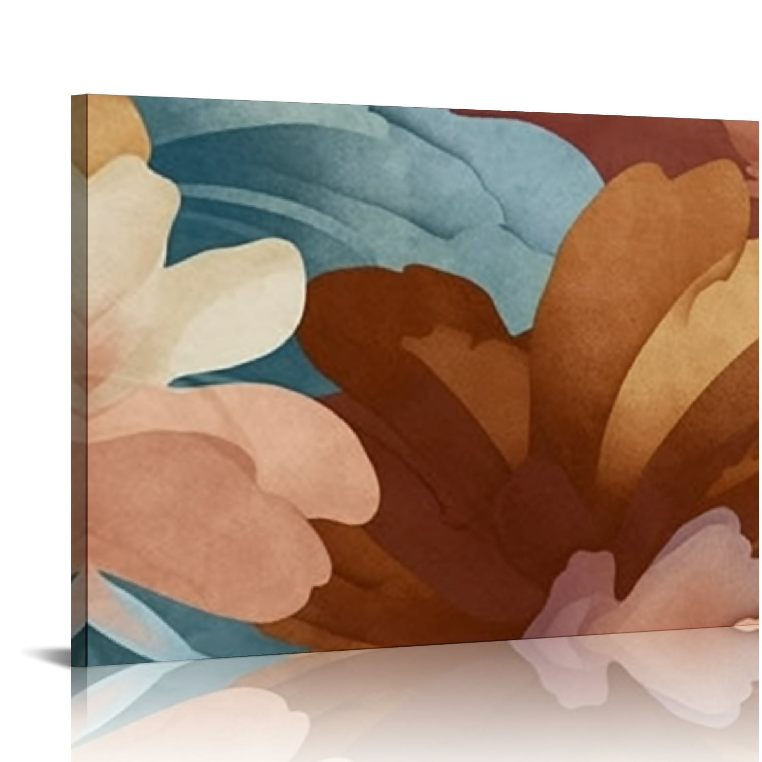 Fenyluxe Flowers Canvas Print Wall Art Decor Ready To Hang Room Home ...