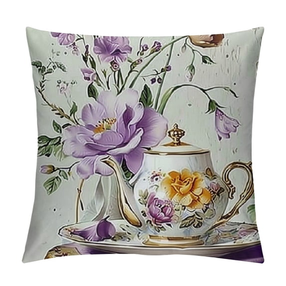 Fenyluxe Flowers Pillow Covers for Couch Sofa Indoor Outdoor Pillow Case Home Decor 1PC 20x20in