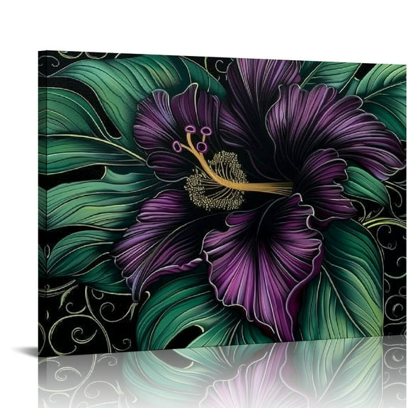 Fenyluxe Gothic Art Canvas Prints Modern Wall Art Decor for Home Ready To Hang Room Decor Print On Canvas 16x12in