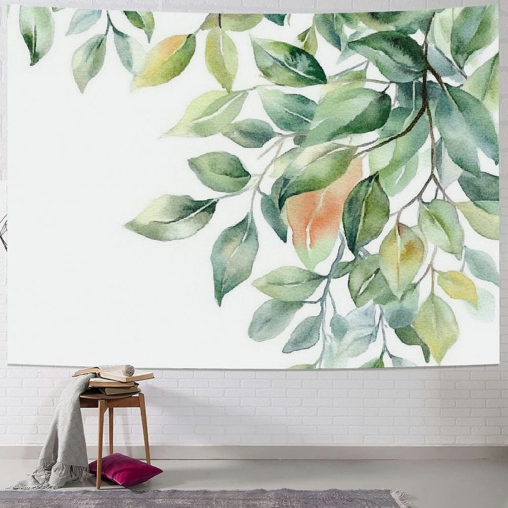 Green leaf tapestry hotsell