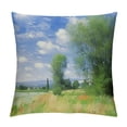 thumbnail image 1 of Fenyluxe Impressionism Fashion Style Dirt-Resistant Throw Pillow Covers for Couch Sofa Bed Living Room Bedroom Aesthetic Decorative 1PC 18x18in, 1 of 5