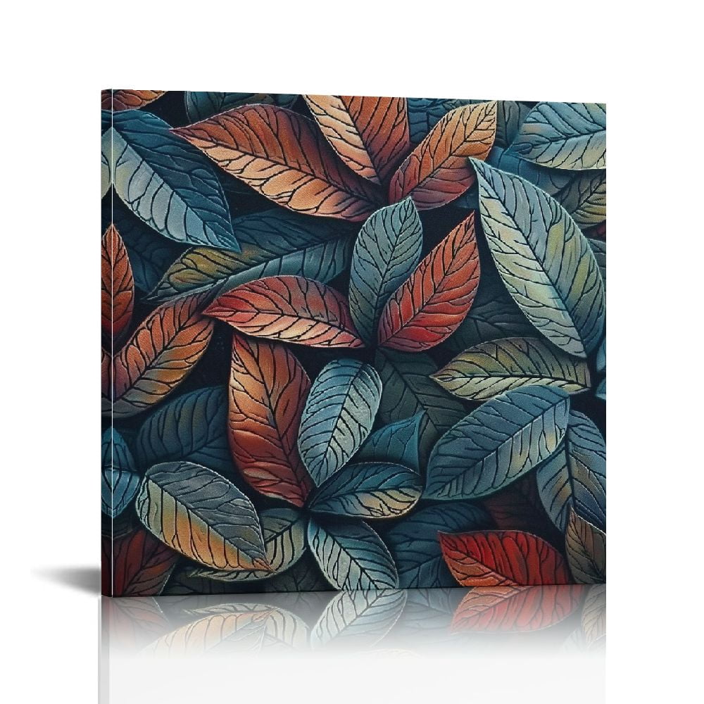 Fenyluxe Leaves Wall Art Decor for Bathroom Ready To Hang Room Home Art ...