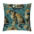thumbnail image 1 of Fenyluxe Leopard Printed Throw Pillow Cover with Tassels Super Soft  Animal Pattern Decorative Square Cushion Case Pillowcase White, 1 of 5