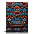 thumbnail image 1 of Fenyluxe Maximalism Canvas Wall Decor for Home - Bathroom & Living Room Canvas Print 12x16in, 1 of 5