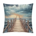thumbnail image 1 of Fenyluxe Metaphysical Painting Pillow Covers Short Plush Indoor Outdoor Pillow Case 1PC 18x18in, 1 of 5