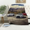 thumbnail image 1 of Fenyluxe Mountains Throw Blanket for Couch Sofa Bed All Seasons Excellent Hand Feel Flannel Blanket 60x80in, 1 of 6