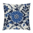 thumbnail image 1 of Fenyluxe Navy Blue Boho Pillow Covers, Bohemian Ethnic Carpet Pattern Design Decorative Throw Pillows Blue Print Farmhouse Cushion Pillow Covers for Sofa Couch Outdoor Decor 12x12in, 1 of 5