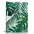 thumbnail image 1 of Fenyluxe Palm Leaf Jungle Art Modern Canvas Prints Wall Art Home Decor Living Room Bathroom Bedroom Office 12x16in, 1 of 5