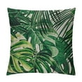 thumbnail image 1 of Fenyluxe  Palm Leaves Farmhouse Throw Pillow Covers Tropical Jungle Green Leaf Garden Branches Square Decorative Cushion Case for Couch Sofa Chair Bed 20x20in, 1 of 5
