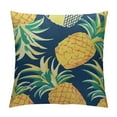 thumbnail image 1 of Fenyluxe  Pineapple Pillows Decorative Throw Pillow Cover Case Summer Beach Pineapple in Stripes Pillow Case Square Cushion Cover for Sofa Bedroom Blue Yellow Green 18x18in, 1 of 5