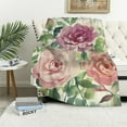 thumbnail image 1 of Fenyluxe Roses Print Throw Blanket for Bed Couch Car Kids Adults Lightweight Soft All Seasons - Pack of 1, Available in 3 Sizes 60x80in, 1 of 6