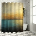 thumbnail image 1 of Fenyluxe Sky Clouds Abstract Painting Shower Curtain Set with Hooks, Quick-Drying 100% Polyester Fabric, Washable Bathroom Curtain, Various Sizes 69x72, 1 of 7