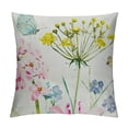 thumbnail image 1 of Fenyluxe  Spring Pillow Covers ,Floral Butterfly Decorations Seasonal Summer Farmhouse Pillow Case Decor for Sofa Couch  24x24in, 1 of 5