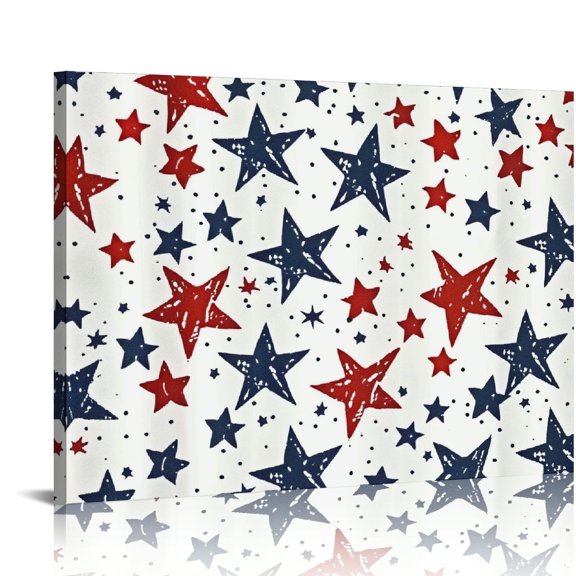 Fenyluxe Stars Americo Makk Comic Book Panel Canvas Prints Wall Art Modern Home Decor Ready To Hang 16x12in