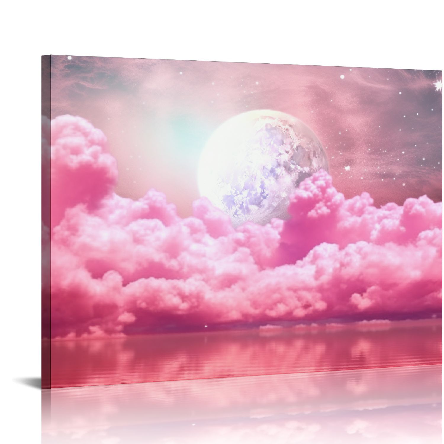 Fenyluxe Stars Canvas Ready to Hang Wall Decor for Bathroom Home Art ...