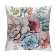 thumbnail image 1 of Fenyluxe Succulent Plant Pillow Covers for Home Decor Super Soft Summer Watercolor Succulent Cactus Flower Throw Pillows Tropical Plant Potting Cushion Cases for Sofa Bedding 18x18in, 1 of 5