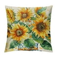 thumbnail image 1 of Fenyluxe  Sunflower Home Sweet Home Bless This Home Summer Throw Pillow Covers,Yellow Cushion Case for Sofa Couch 12x12in, 1 of 5