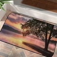 thumbnail image 1 of Fenyluxe Sunset Low-Profile Floor Mats, Front Door Entry Rug Mat Wool Felt for Home Outside Entrance, Pack of 1, 26x18 Inches 19.68*39.37 in, 1 of 6