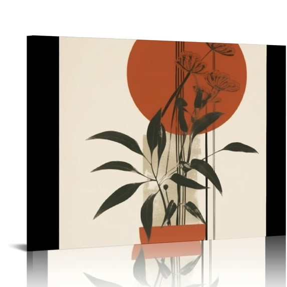 Fenyluxe Wall Decor Charles Rennie Mackintosh Canvas Print Ready To Hang Home Art Decor Modern Prints for Bedroom Kitchen Decorations 16x12in