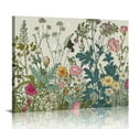 thumbnail image 1 of Fenyluxe Wildflower Canvas Large Wall Art Vintage Floral Pictures Colorful Botanical Painting Prints Artwork Flower Plants Wall Decorations for Living Room Bedroom Home Office 20x16 in/16x12 in, 1 of 6