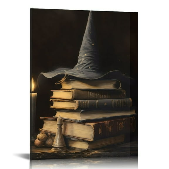 Fenyluxe Wizard Theme Canvas Wall Art for Home Decoration - Modern Art Prints 12x16in