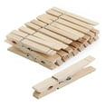 thumbnail image 1 of Fenzer Clothes Pins Wood for Hanging Clothes, 3.5 Inch【100pcs】 Heavy Duty Wooden Clothespins, Clothes Pins for Craft, Wooden Clips for Pictures. | Rust Resistant, 1 of 7