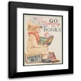 thumbnail image 1 of Feodor Rojankovsky 14x18 Black Modern Framed Museum Art Print Titled - Go Exploring in Books. Book Week Nov. 1-7 (1961), 1 of 5