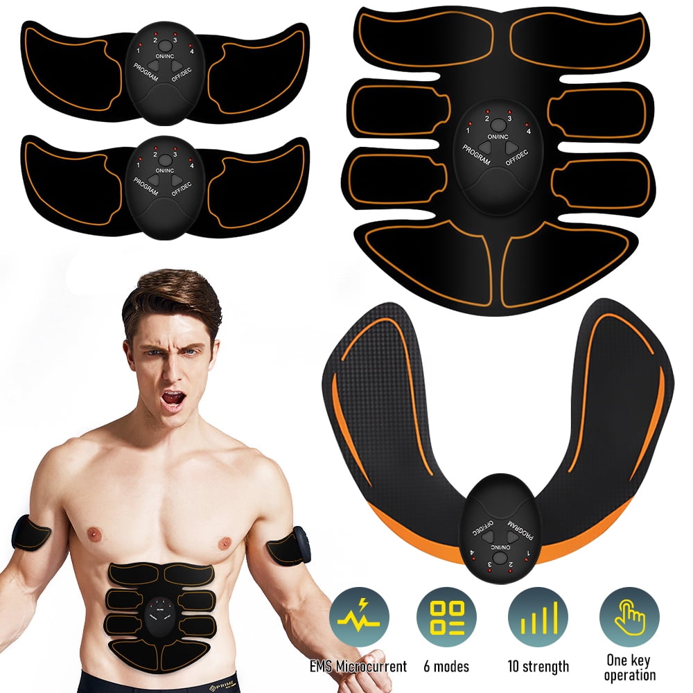 Feoflen Abs Trainer Abdominal Toning Belt Trainer Abs Workout Equipment ABS Training Waist Trimmer Ab Sport Exercise Belt for Men and Women Walmart