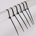 Feokm 100 Cable Ties, 100 Pcs Cable Ties Uv Weather Resistant Nylon