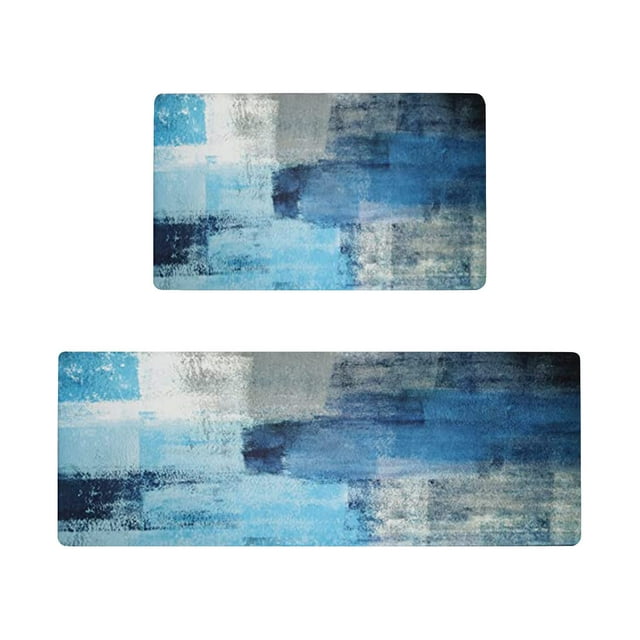 Feokm Clearance 2Pc Floor Mat, Kitchen Rugs and Mats Set of 2 Cushioned