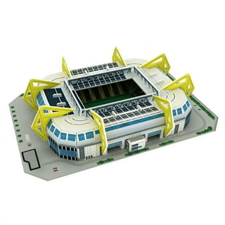 Ho Scale Maquette Stadium With Light , Miniature Football Stadium