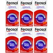 Feosol Bifera Iron Caplets Complete 30 ea Pack of 6