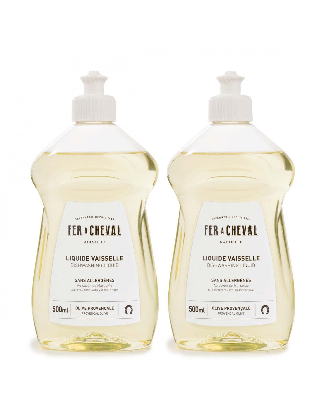 Fer A Cheval Dishwashing Liquid 2-Pack 2 x 500ml Gentle on Skin