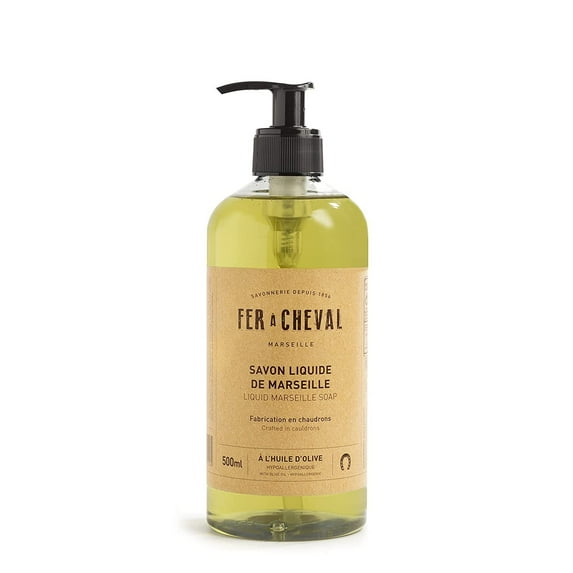 Fer à Cheval Olive Oil Liquid Marseille Soap, 500ml/16.9 fl oz