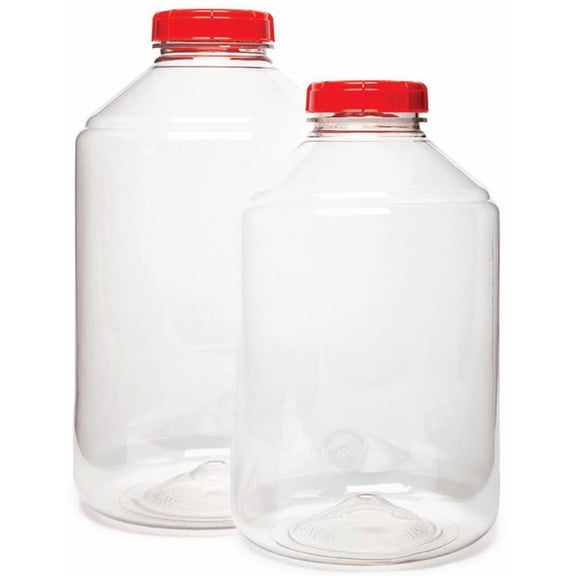 FerMonster Plastic Carboy 1 Gallon Includes Lid w/Hole - Case of 4